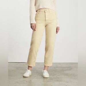 New Everlane The Way High Jean
Soy Bean Yellow Size 30 Straight Leg Denim